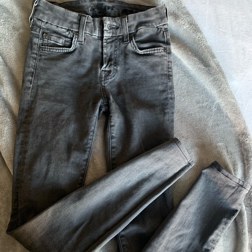 7 for All Mankind Gwenevere Low Rise Skinny Jeans